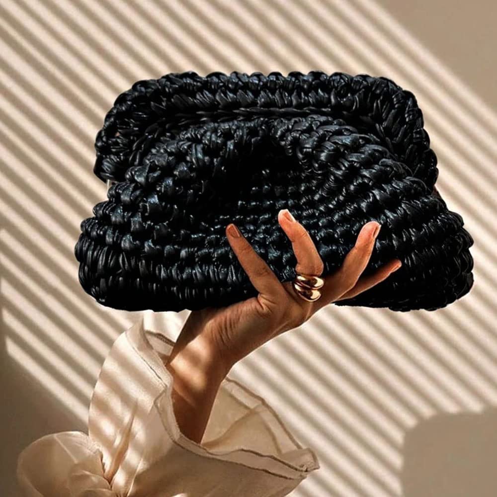 leinwände Mix Yarn Crochet Top / Black leinwände Mix Yarn Crochet Top / Black